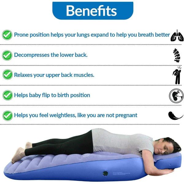 MamaComfy™ Inflatable Maternity Pillow for Blissful Belly Relief