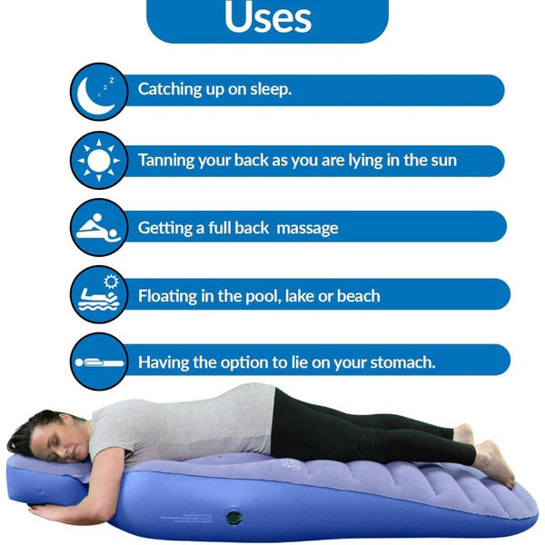 MamaComfy™ Inflatable Maternity Pillow for Blissful Belly Relief